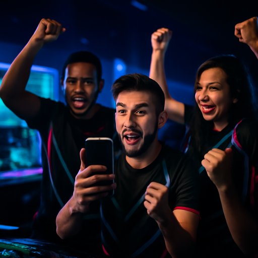Tigro club হাতে ধরা মোবাইল